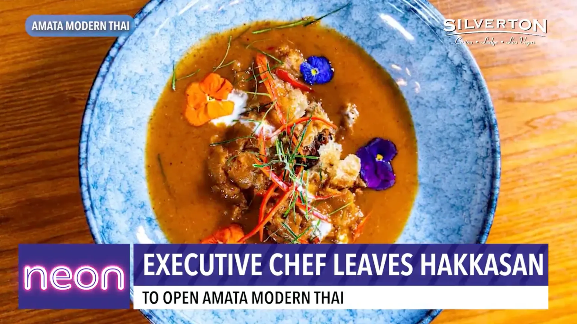 Neon by the Review-Journal video on Amata Modern Thai